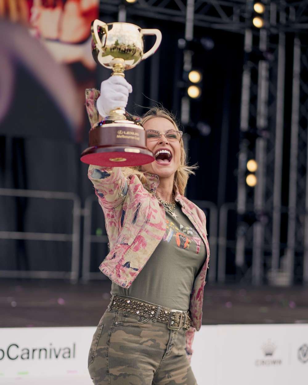 Anastacia for Melbourne Cup Carnival Launch